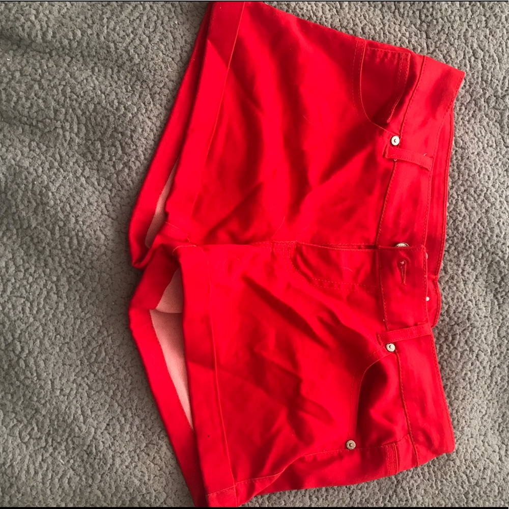 Cute red shorts